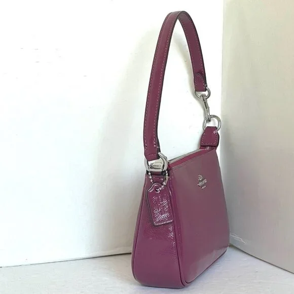 Coach Nolita 19 Shoulder Bag Pink Patent Leather Wristlet Clutch CW408 ORG PKG - Picture 8 of 12